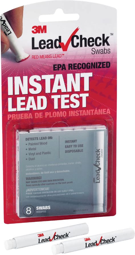 lead testing kit colors